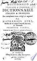 DITTIONARIO ITALIANO [ET] FRANCESE