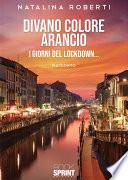 Divano colore arancio