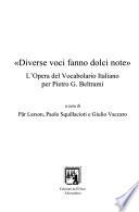 Diverse voci fanno dolci note