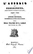 Diversi balli, rap[presentat]i ne[i] R[eal]i Teatri S. Carlo e Fondo, 1834 a 1849
