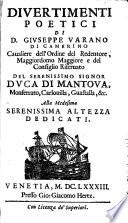Divertimenti poetici