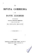 Divina commedia di Dante Allighieri corspiegazioni tratte dai migliori commentari e colla vita e colla vita dit Dante de Giovanni Boccaccio