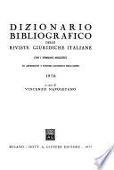 Dizionario bibliografico delle riviste giuridiche italiane