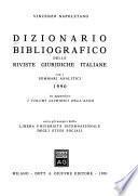 Dizionario bibliografico delle riviste giuridiche italiane