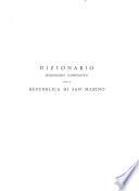 Dizionario bibliografico iconografico della republica di San Marino contenente le indicazioni delle opere pubbl. in varie lingue, con note illustrative, ... per --- il duca Amedeo Astraudo ed il conte Amedeo Galati di Riella. Illustr. di J. V. Driesten