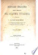 Dizionario biografico de'soci dell'Academia Pittagorica