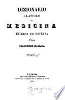 Dizionario classico di medicina interna ed esterna