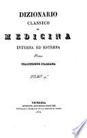 Dizionario classico di medicina interna ed esterna