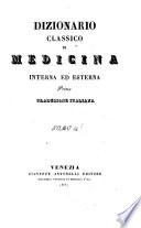 Dizionario classico di medicina interna ed esterna