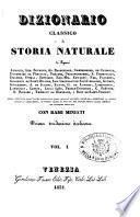 Dizionario classico di storia naturale