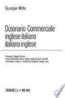 Dizionario commerciale inglese/italiano, italinano/inglese
