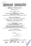 Dizionario corografico dell'Italia