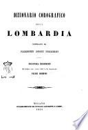 Dizionario Corografico della Lombardia