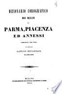 Dizionario corografico-universale dell'Italia sistematicamente suddiviso secondo l'attuale partizione politica d'ogni singolo Stato italiano