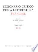 Dizionario critico della letteratura francese