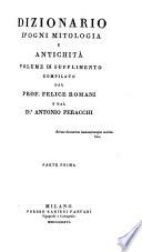 Dizionario d'ogni mitologia e antichità
