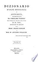 Dizionario d'ogni mitologia e antichità