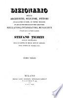 Dizionario degli architetti, scultori, pittori
