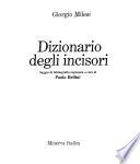 Dizionario degli incisori