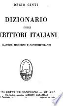 Dizionario degli scrittori italiani