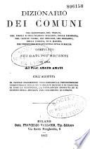 Dizionario dei comuni del Mantovano, Veneto, Tirolo, illirico italiano, della Dalmazia...