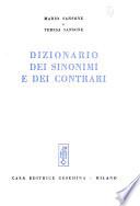 Dizionario dei sinonimi e dei contrari