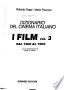 Dizionario del cinema italiano: Dal 1960 al 1969