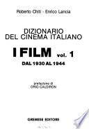 Dizionario del cinema italiano