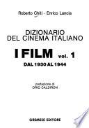 Dizionario del cinema italiano
