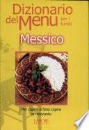 Dizionario del menu per i turisti. Messico