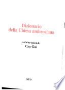 Dizionario della Chiesa ambrosiana: Can-Gai