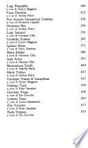 Dizionario della letteratura italiana contemporanea: Repertorio