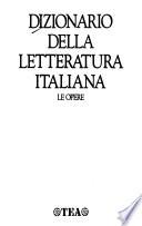 Dizionario della letteratura italiana