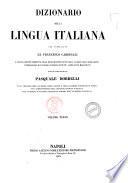 Dizionario della lingua italiana gia pubblicato da Francesco Cardinali