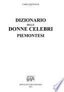 Dizionario delle donne celebri piemontesi