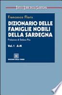Dizionario delle famiglie nobili della Sardegna: A-M