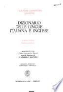 Dizionario delle lingue italiana e inglese
