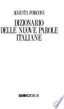 Dizionario delle nuove parole italiane