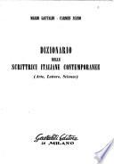 Dizionario delle scrittrici italiane contemporanee (arte, lettere, scienze)
