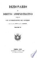 Dizionario di diritto amministrativo