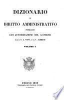 Dizionario di diritto amministrativo