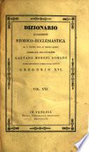 Dizionario di erudizione storico-ecclesiastica da S. Pietro sino ai nostri giorni ...