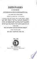 Dizionario di erudizione storico-ecclesiastica