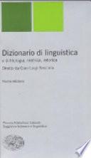 Dizionario di linguistica e di filologia, metrica, retorica