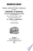 Dizionario di medicina, chirurgia ed igiene veterinaria
