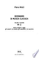 Dizionario di musica classica: M-Z