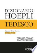 Dizionario di tedesco. Tedesco-italiano, italiano-tedesco. Ediz. minore