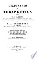 Dizionario di terapeutica ... Versione italiana publicata per cura del ... Luigi Marieni (etc.)