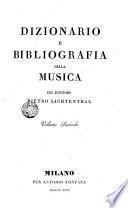 Dizionario e bibliografia della musica