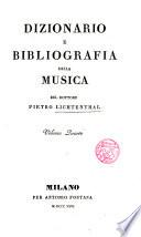 Dizionario e Bibliographia della Musica del Dottore ---
